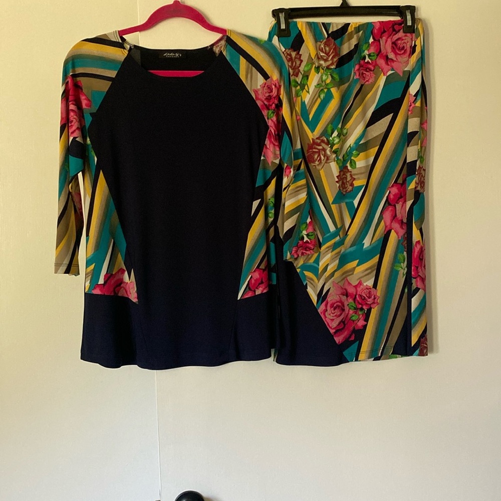 ‼️SOLD‼️ Zadie B’s Top and Skirt Set